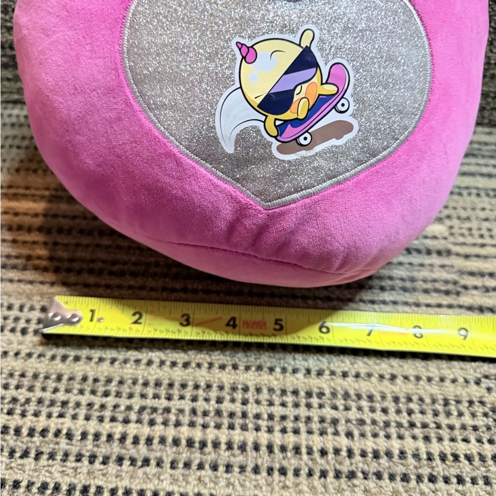 Zuru Rainbocorns Plush 15" Tall Pink Blue Unicorn Heart Glitter Big Eyes stuffed - Picture 10 of 11